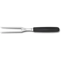 Victorinox Swiss Classic, Profi Tranchiergabel, Extra Scharfe Klinge, 15 cm, Robuster Kunststoffgriff, Rostfreier Stahl, schwarz
