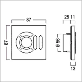 zumtobel CIRCLE tune Kit CCS Bediengerät Silber