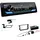 EHO JVC KD-X482DBT 1-DIN Autoradio Media Receiver Digitalradio DAB+ Bluetooth Amazon Alexa USB Einbauset passend für Volkswagen VW Touran ab 2003 schwarz