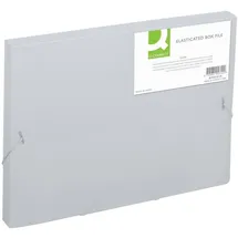 Q-Connect Sammelmappe A4 transparent/weiß