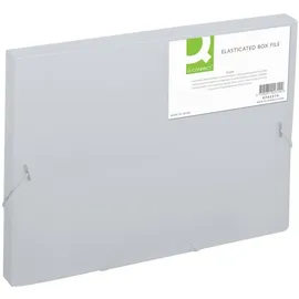 Q-Connect Sammelmappe A4 transparent/weiß