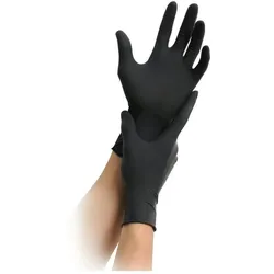 MaiMed black | 1000 Latexhandschuhe | schwarz | Gr. M | Einweghandschuhe
