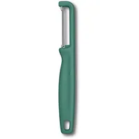 Victorinox Sparschäler "Iota", Schäler für Gemüse, Obst, Zackenschliff, Zweischneidig,