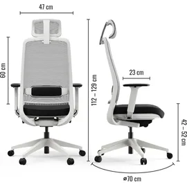 Yaasa Chair Expert Weiß
