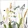 Ambiente Home 20 Servietten Papier 33x33cm 3-lagig | hochwertige Einweg Papierservietten Sommerwiese Gräser Libellen Schmetterlinge Garten Deko Tischdeko Naturmotiv