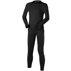 FALKE Maximum Warm Kinder Funktionswäsche Set black 146-152