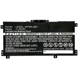 HP Battery 3 Cell 52Wh 4.55Ah LI (L08855-856)