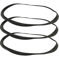 Tiuimk 3 x Friseurstuhl Zubehör – Salon Stuhl Unterseite Gummi – 58 cm – Schwarz