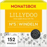 LILLYDOO hautfreundliche Windeln Gr. 5 (11-16 kg), Monatsbox (152 Windeln)