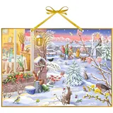 St. Benno Adventskalender Blüten im Schnee
