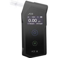 ACE X Alkoholtester 0.0 bis 5 ‰ inkl. Display schwarz