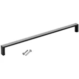 SO-TECH® Möbelgriff Bügelgriff Blackline XI schwarz matt - inkl. Schrauben (1-St), Schubladengriff Schrankgriff Bohrlochabstand (BA) 256 mm schwarz Bohrlochabstand: 256 mm | 1.2 cm x 26.3 cm x 2.7 cm
