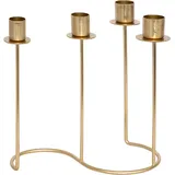 Atmosphera Créateur d'intérieur Kerzenhalter MARGY Metall Gold