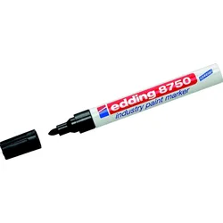 Glanzlack-Marker edding 8750 industry paint marker schwarz Packung mit 10 Stück