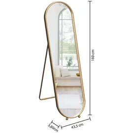 Atmosphera Créateur d'intérieur Standspiegel Edi 43,5 x 160 cm Gold