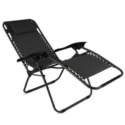 Oviala Business 2er-Set Lounge-Sessel aus schwarzem Stahl