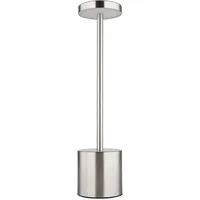 GLOBO Tischlampe Außenleuchte Gartenlampe Akkuleuchte nickel Touchdimmer LED h