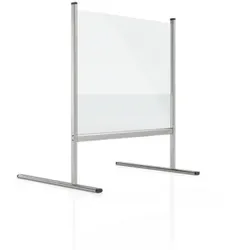 Magnetoplan Hygieand Thekenaufsteller - 82,9x92,7x62cm - Transparent - Acrylglas