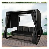 purehaven Hollywoodschaukel Triest für 4 Personen 236x180x210 cm, 4-Sitzer