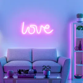 just light. Just Light LED-Bild NEON-LOVE, 34,3 x 12,5 cm