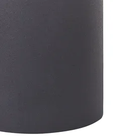 Beliani Beistelltisch 2er Set Metall Schwarz rund Wohnzimmertisch Couchtisch COTA/TENJO