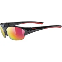 Uvex Blaze III - Sportbrille - black red matt/red