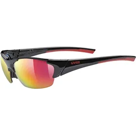 Uvex Blaze III - Sportbrille - black red matt/red