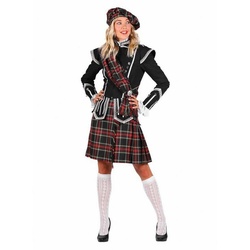 thetru Kostüm Highland Lady, Elegantes Highlander-Kostüm für Frauen schwarz S