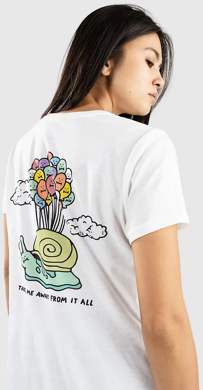 A.Lab Snail Mail T-Shirt white Gr. L