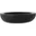 Vivanno Pflanzschale Fiberglas Plana 43 x 43 x 11 cm schwarz