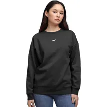 Puma Oversized Crew FL Pullover Schwarz L