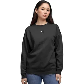 Puma Oversized Crew FL Pullover Schwarz L