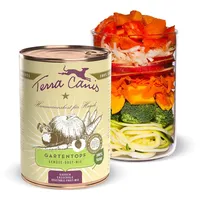 Terra Canis Gartentopf Gemüse-Obst-Mix 6 x 400 g