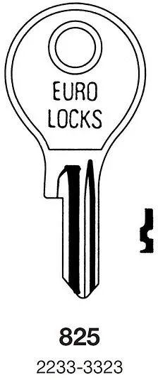 Schlüsselrohling EURO LOCKS 825