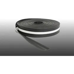 Rippenunterlegbänder - Schwarze Dichtbänder für Isoglas - 1000 - 25000 mm - Universalsystem