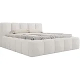 Mirjan24 Polsterbett Creme, Textil, Rechteckig, 140x200 cm, Schlafzimmer, Betten, Polsterbetten