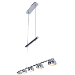 LED Pendelleuchte VILLAGE warmweiß 5x210lm 5x3W dimmbar