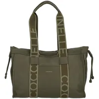 Coccinelle 2day Schultertasche Leder 35 cm laurel green