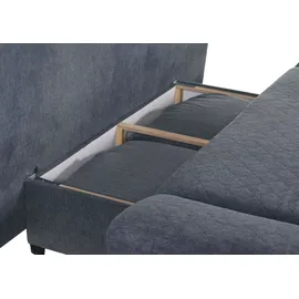 GUTMANN FACTORY Schlafcouch Polyester grau