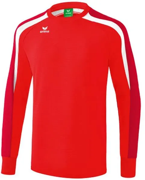 ERIMA Kinder Liga 2.0 Sweatshirt, Rot/Dunkelrot/Weiß, 116