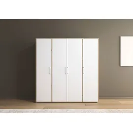 Rauch Wäscheschrank VOYAGER 187 x 194 x 53 cm Braun/Weiß