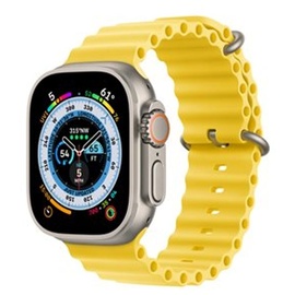 Apple Watch Ultra GPS+Cellular 49 mm Titaniumgehäuse, Ocean Armband gelb