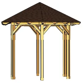 SKANHOLZ Colmar 1 2,73 x 2,73 m natur