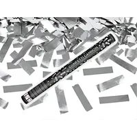 Partydeco Konfetti Shooter 60 cm Silber