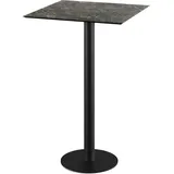 Essentials Urban Klapptisch 70 x 70 x 109,2 cm Schwarz