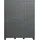 Woood Kleiderschrank Dennis 158 x 202 x 55 cm Dunkelgrau