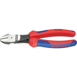 Knipex Kraft-Seitenschneider poliert 200mm mit Kunststoff Griff