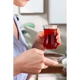 Pasabahce Teeglas 12-tlg. Weiß