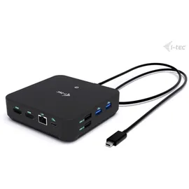 iTEC i-tec USB-C Pro Docking Station – 4K-Auflösung, 2x HDMI, 1x DP, 5x USB-A, 2x USB-C, Gbit-LAN, inkl. 100W Netzteil