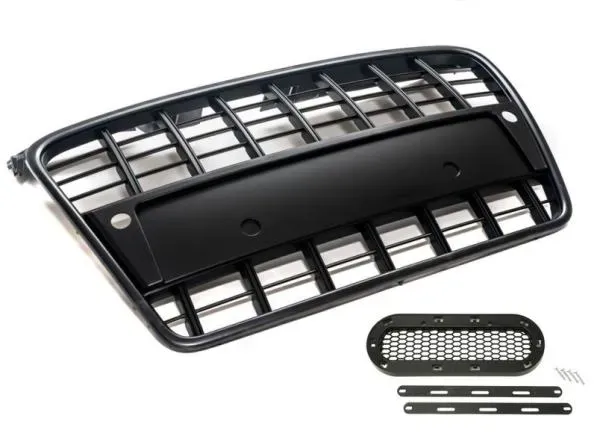 Sportgrill Frontgrill Kühlergrill Passend für Audi A4 B7 Grill mit Emblemhalter